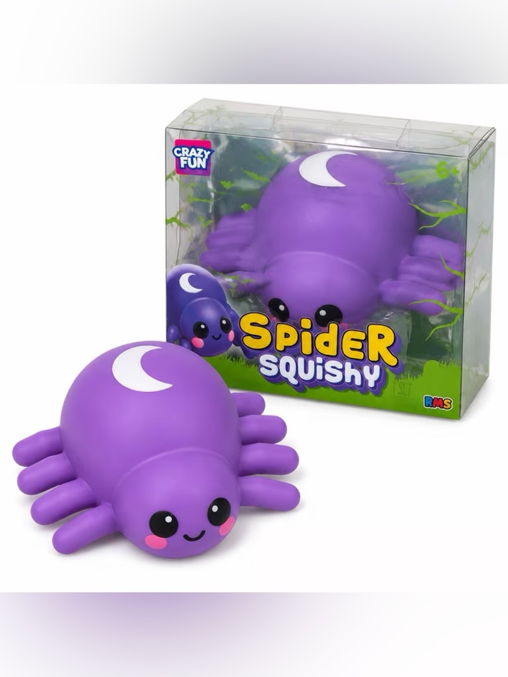 Halloween 🎃 Squishy Spider 🕷️ RMS Crazy Fun Soft Slow Rising Stress Squeeze Toy